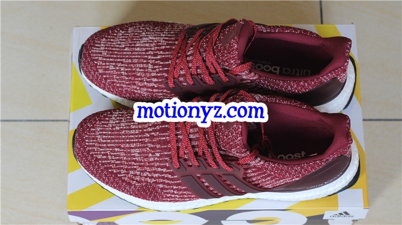 Real Boost Adidas Ultra Boost 3.0 Burgundy Red